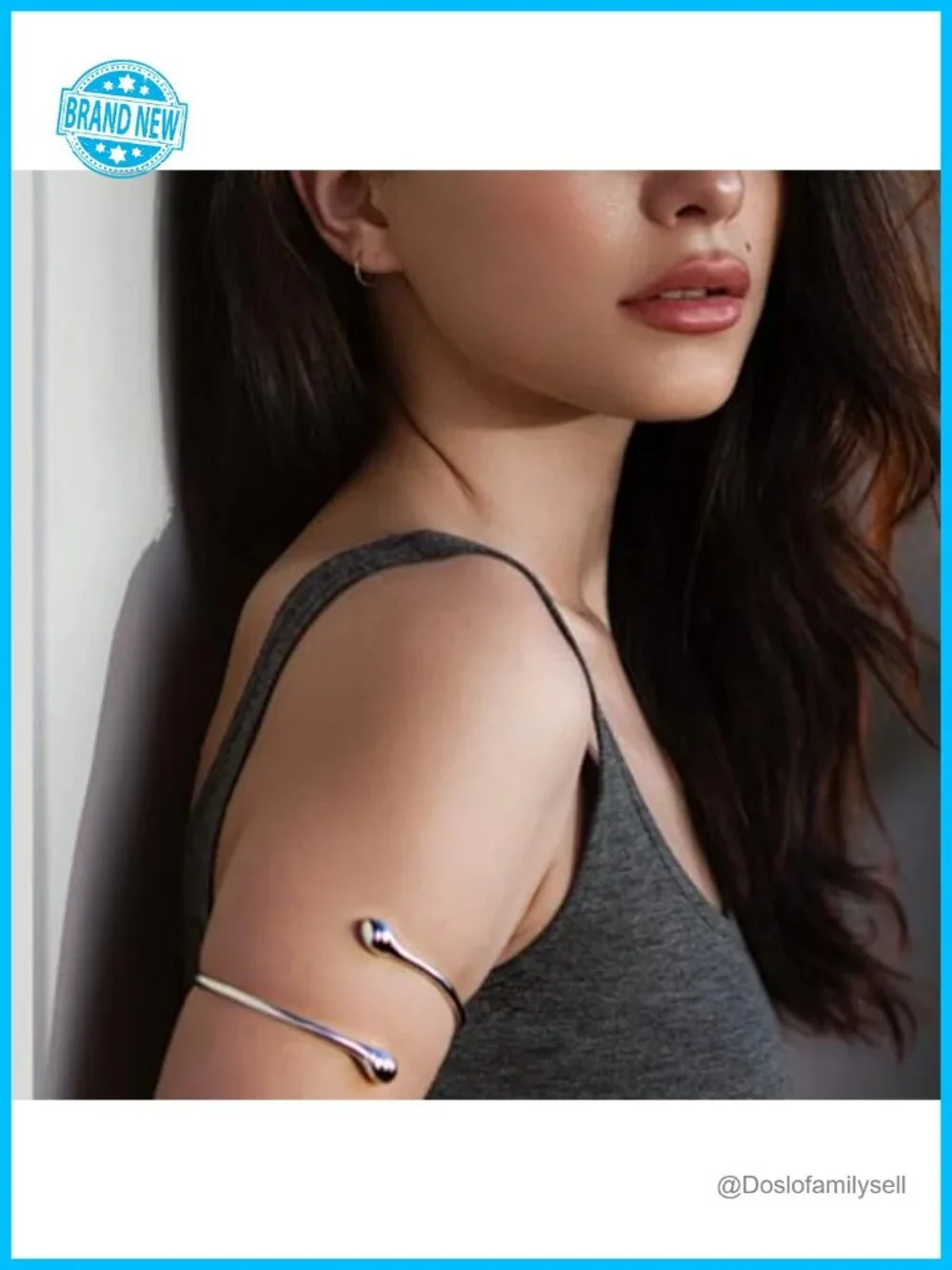 8PCS Adjustable Upper Arm Cuff Bracelets Set Gold Silver Coil Armband Armlet